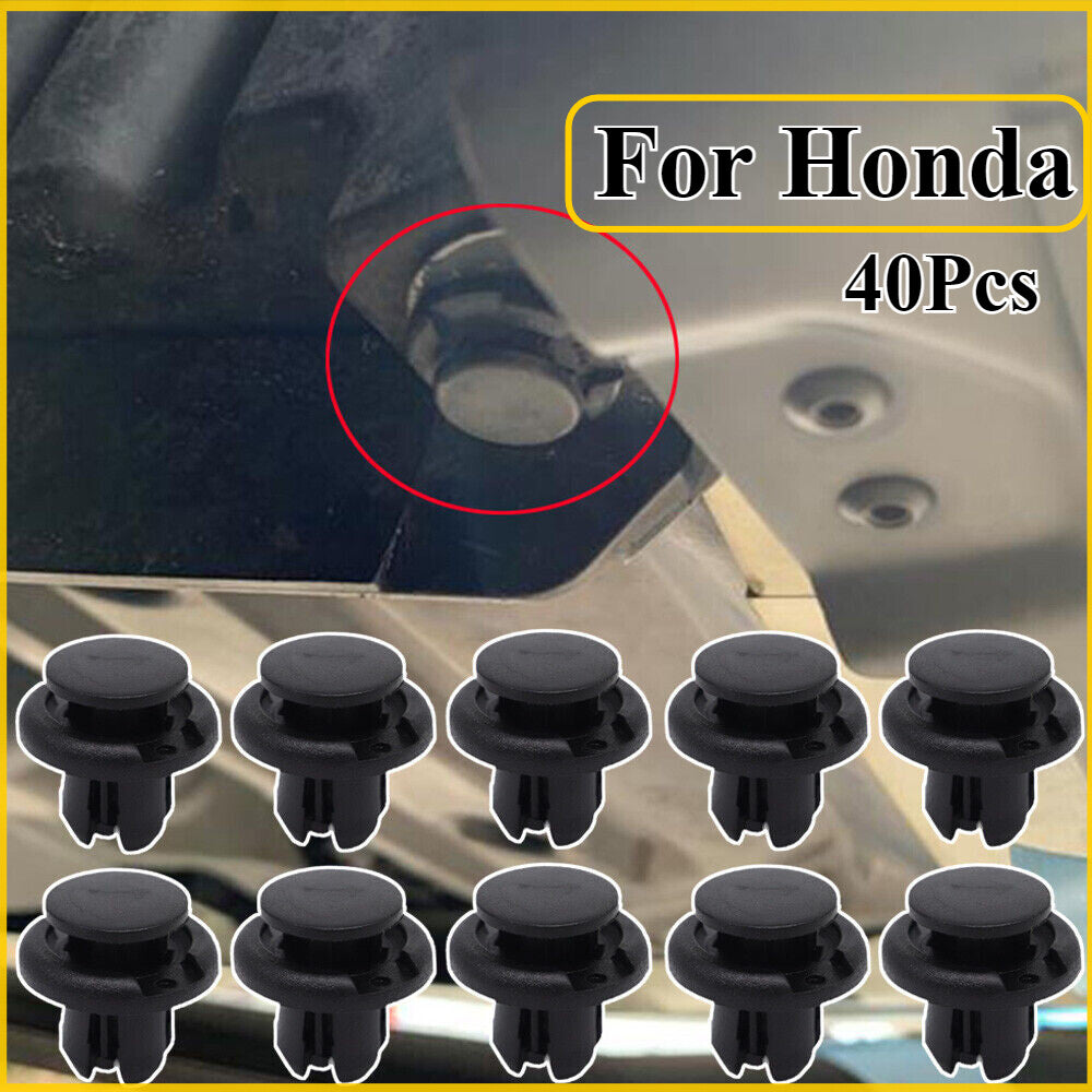 40Pcs for Honda Bumper Grille Engine Under Tray Trim Panel Clips 91503-S7A-003
