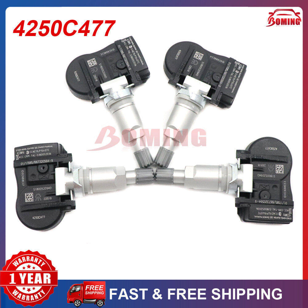 4pcs TPMS Tire Pressure Sensor for Mitsubishi ASX for Peugeot ION for Citroen 4250C477