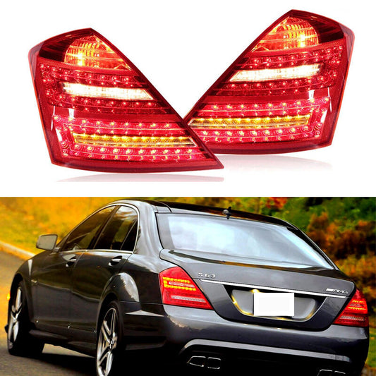 Pair Tail Light for Mercedes-Benz W221 S-Class 2007-2009 Rear Light Tail Lamp