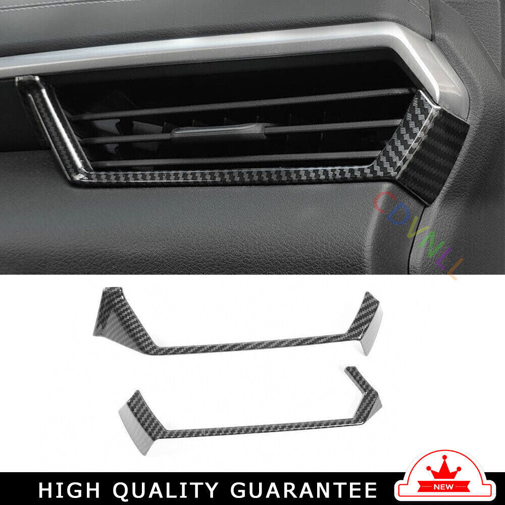 LR AC Air Outlet Vent Cover Trim for Nissan Altima Teana 2019-2022 Carbon Fiber