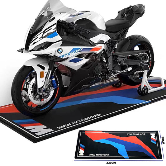 for BMW Motorrad M Sport Garage Motorcycle Pit Mat Carpet 2023 Design 77025A5F058
