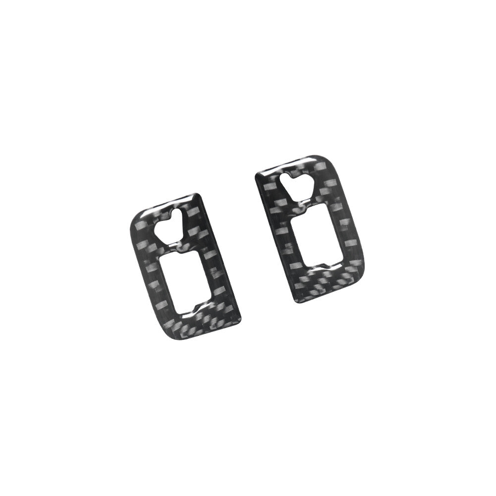 Carbon Fiber Interior for Seat Heating Panel Cover Trim for Hyundai Azera 2006-2011