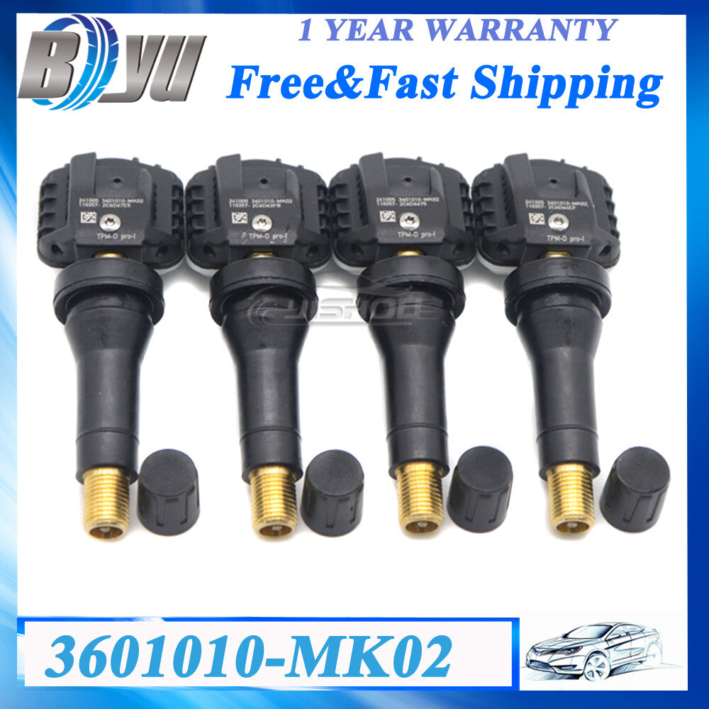 4PCS TPMS Tire Pressure Sensor for Changan X5 PLUS X7 PLUS Lamore 3601010-MK02