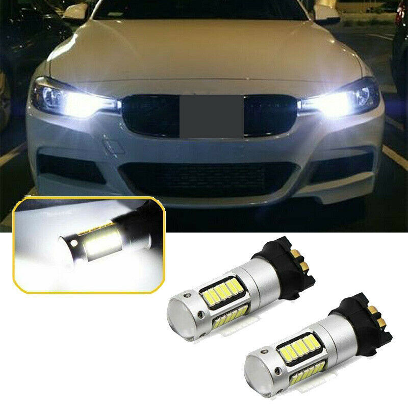 2x CANBUS for BMW 3 series DRL daytime running light xenon LED bulb PW24W F30 F31