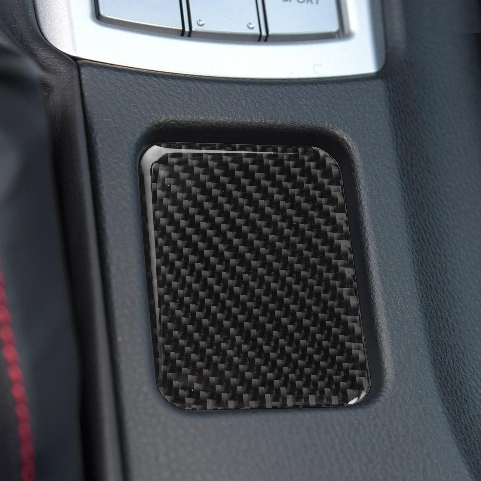 Carbon Fiber for Seat Heating Button Cover Trim for Subaru BRZ for Toyota 86 2017-2019