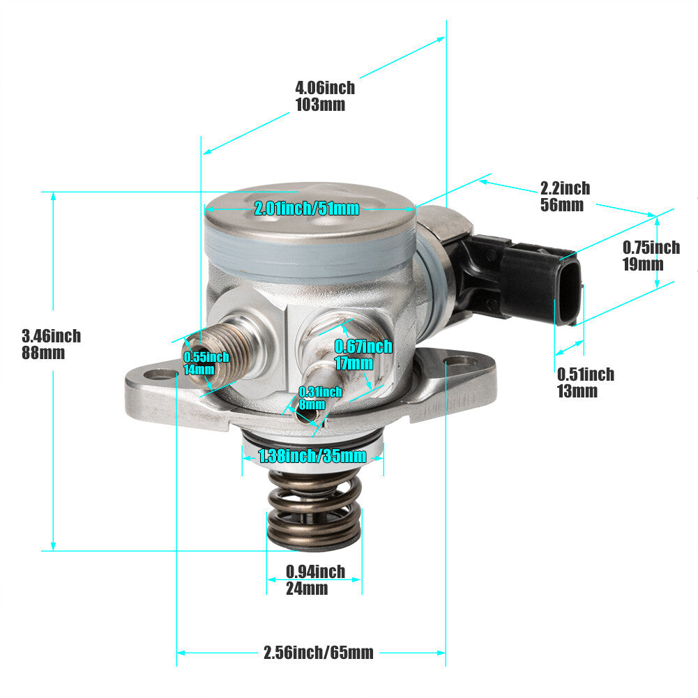 High-pressure fuel pump 16630-7214R is suitable for Dacia H5F 404 - for Dacia Duster 1.2 TCE 130
