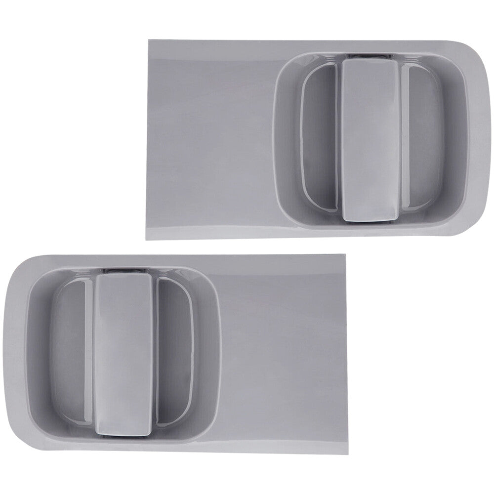 2x LeftRight for 2007-18 for Hyundai H1 Grand Starex Gray Outside Rear Door Handle