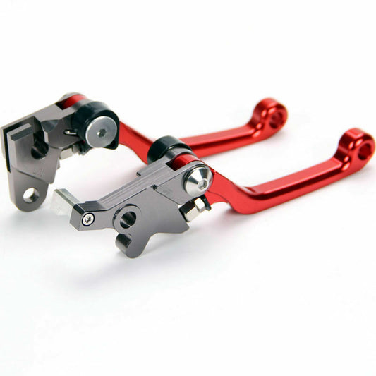Red dirtbike Pivot Brake Clutch Levers for Honde CRF 250 Rally 2017 alluminum