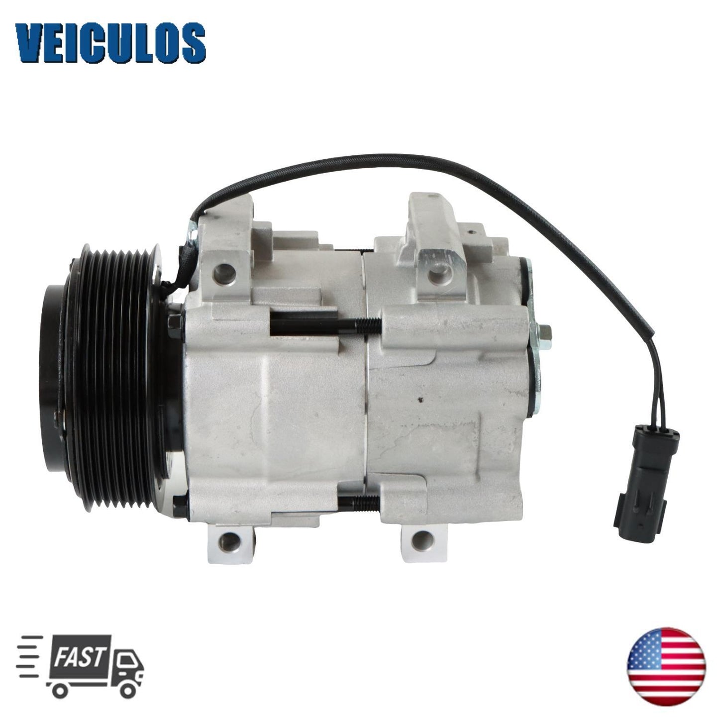 A/C Compressor W/ Clutch for 2006-2010 for Dodge for Ram 2500 3500 4000 4500 for CO 10902SC