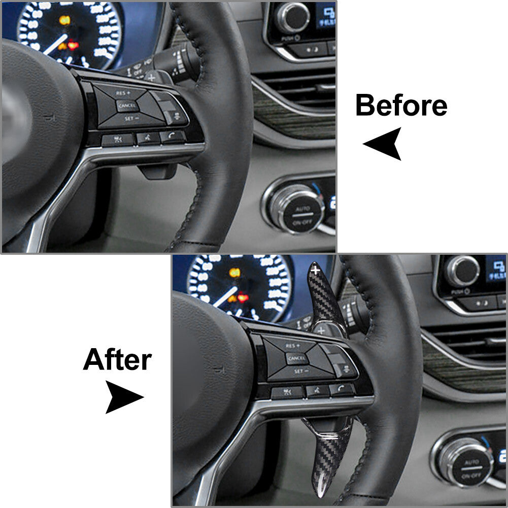 Carbon Fiber Steering Wheel Shift Paddle for Nissan Teana Altima 2019-2020