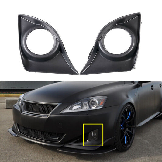 LHRH Front Fog Light Lamp Black Cover Bezel for Lexus IS250 IS350 2011-2013