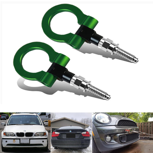 2x GREEN Front Rear Bumper Tow Hook for BMW 325 335I 330 M3 M5 E60 for Mini Copper