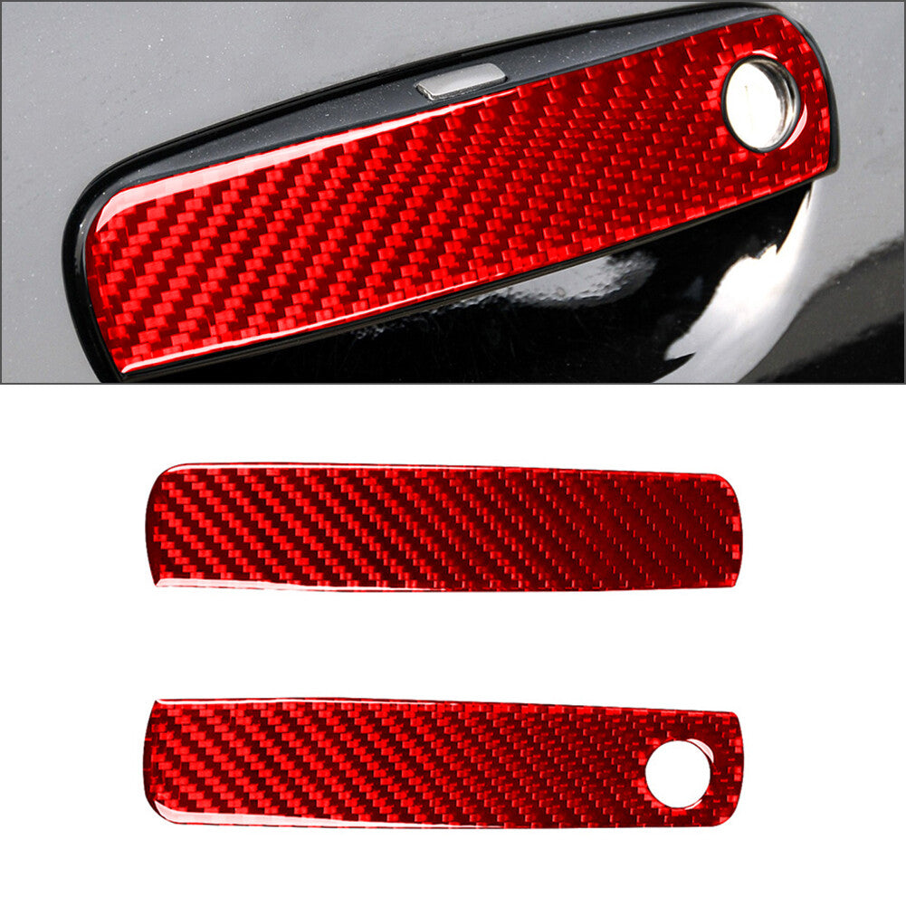 Carbon Fiber Exterior Door Handle Cover Trim for Dodge for Challenger 2012-2024 21