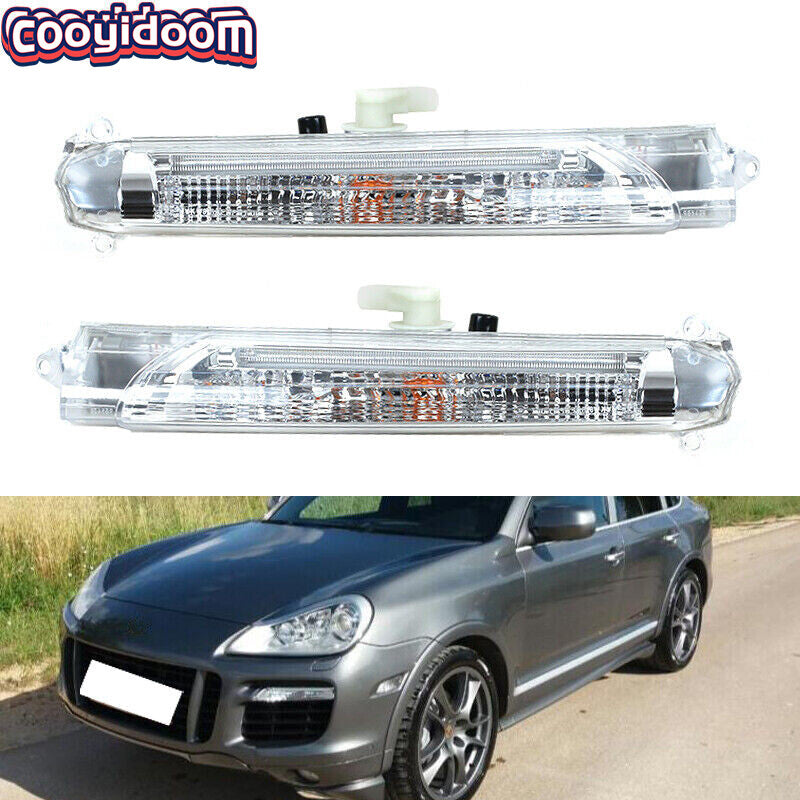 1Pair LED Daytime Running Light DRL Fog Lamp For 2007-2010 for Porsche for Cayenne