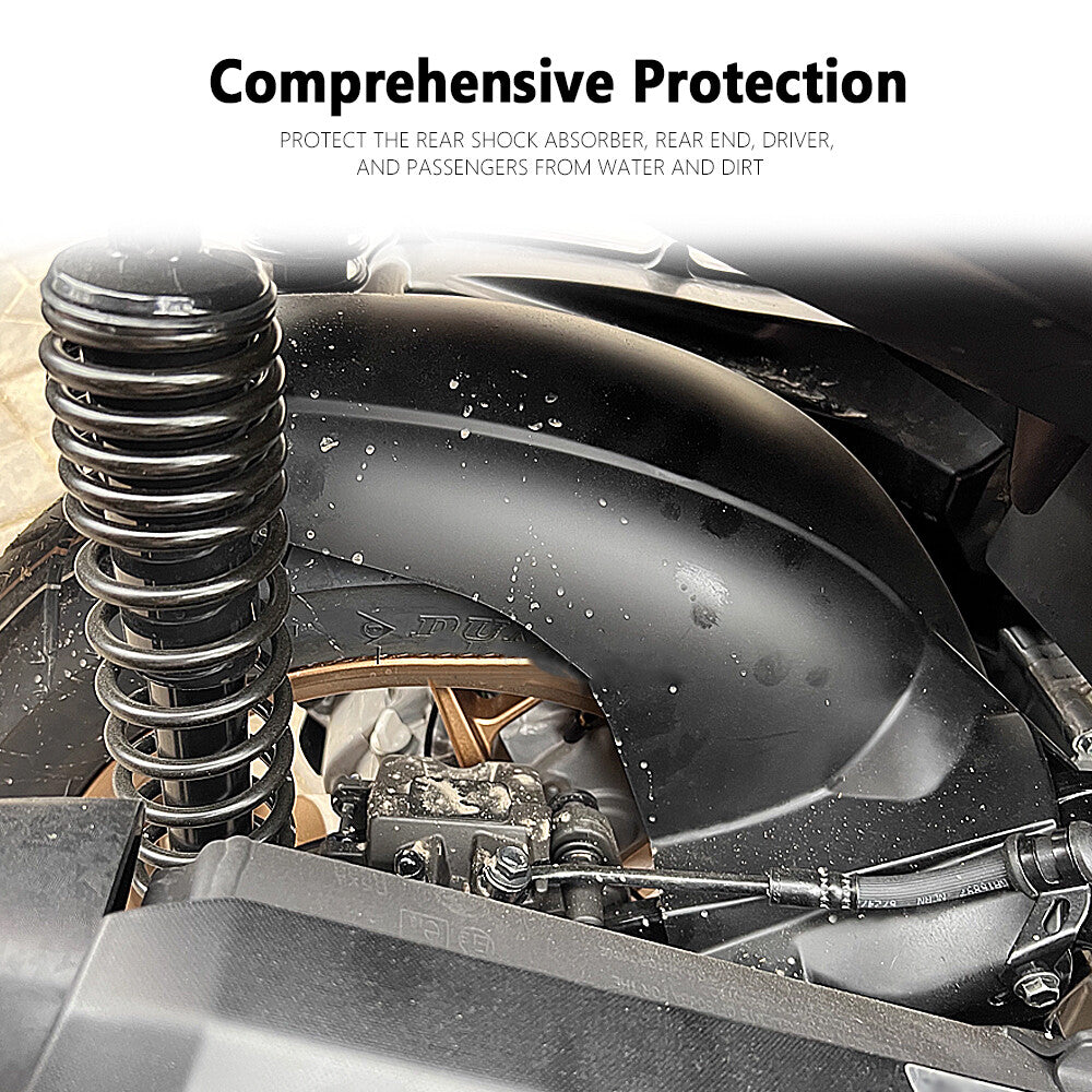 for YAMAHA XMAX 300 2018-2023 ABS REAR WHEEL FENDER TIRE SPLASH HUGGER MUDGAURD