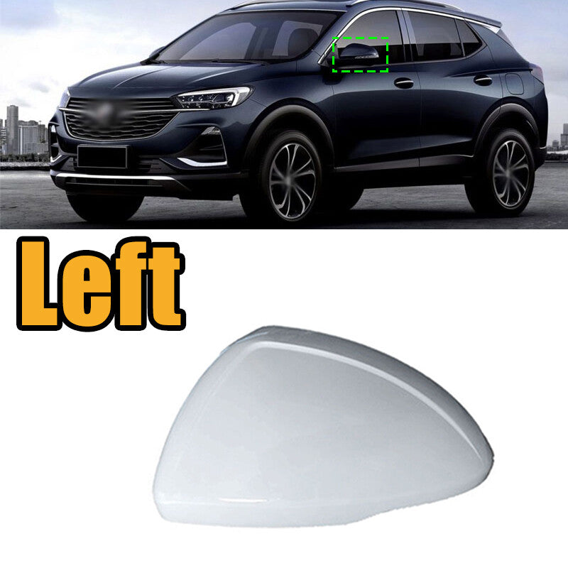 Left White Mirror Cover Wing Mirror Housing with Light for Buick Envision S 2020