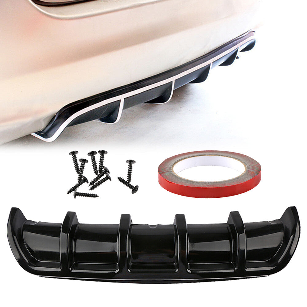 General Motors Rear Bumper Body Kit Shark Chin Boiler Diffuser Trim Cover Black