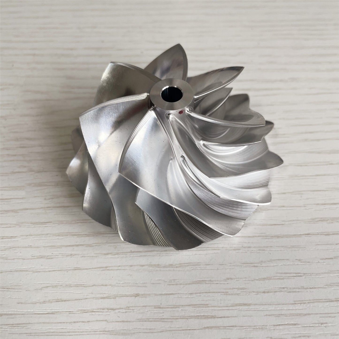 G30-770 57.52/71.40mm 7+7blades LEP Style Performance Billet Compressor Wheel