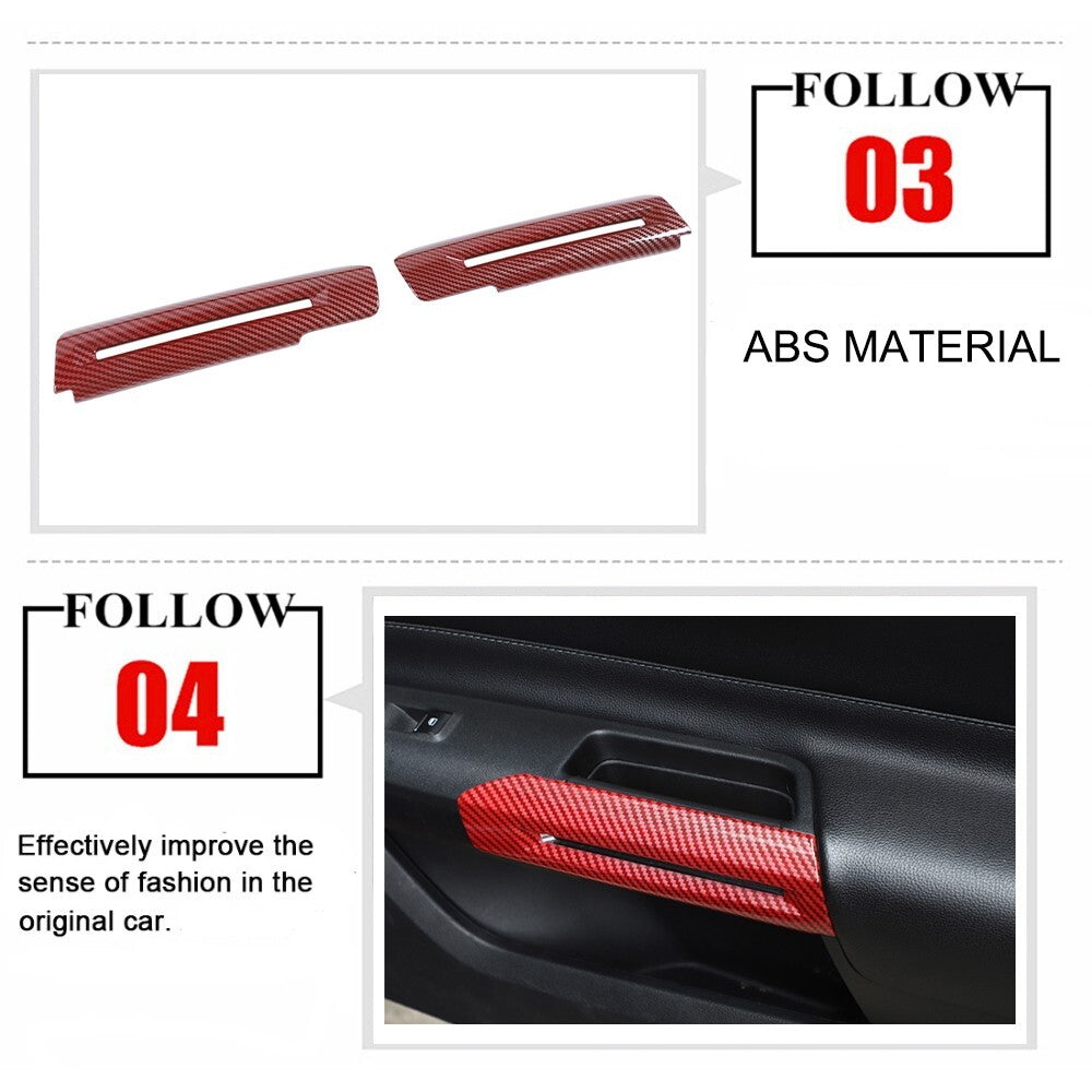Interior Door Handle Armrest Cover Trim for Ford for Mustang 2015-2023 Accessories