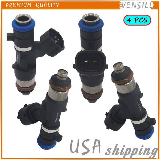 Set of 4 Fuel Injectors for Nissan Sentra 2013-2019 1.8L L4 0280158296 FJ1191