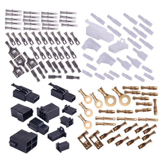 Motorcycle Connectors Wiring Wire Loom Harness Terminal Bullet Plug Repair Kit