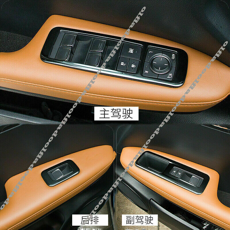 4P for Lexus RX350/450H 2016-2021 Black Car Window Lift Switch Panel Cover Frame