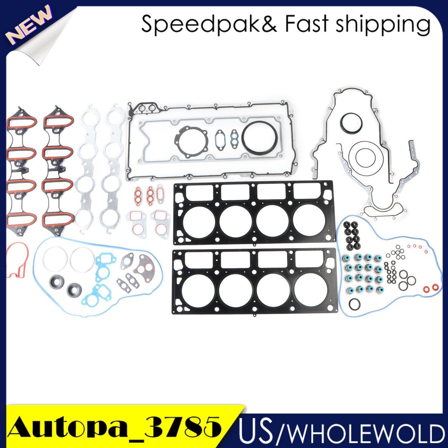 Engine Gasket Kit For Suburban 2500 for Sierra 2500 HD WT 01-03 for Yukon Denali 01-2003
