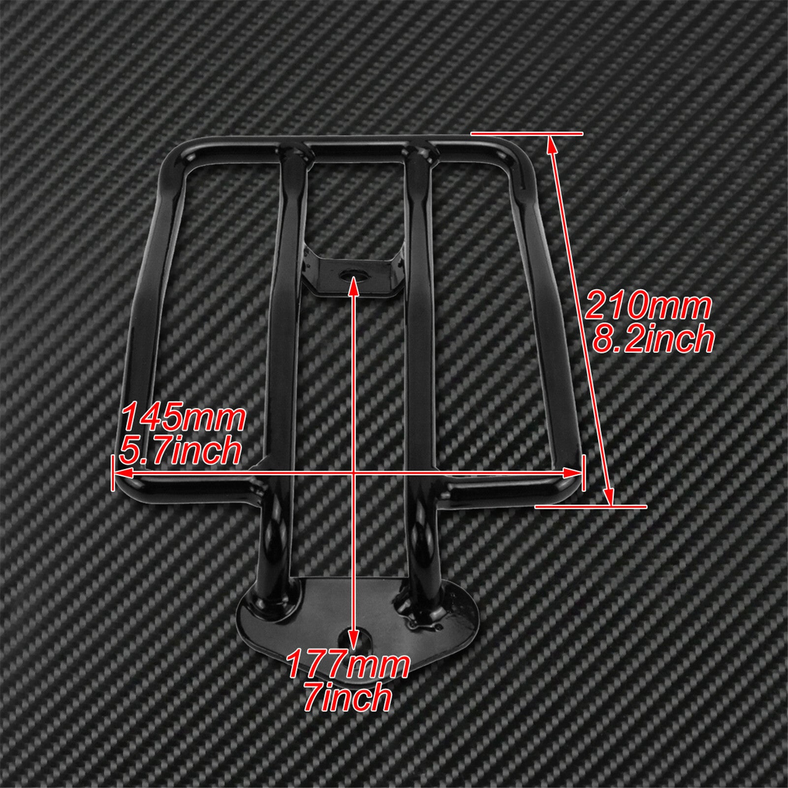 Gloss Black Motorcycle Solo for Seat Carrier Luggage Rack Fit For Sportster 2004-20