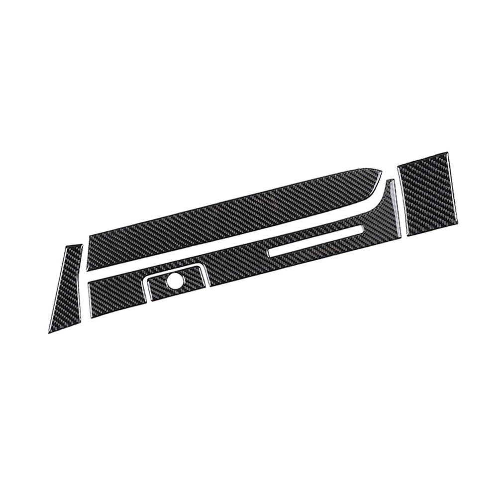 5Pcs Carbon Fiber Interior Glove Box Kit Cover Trim for Toyota Tacoma 2016-2021