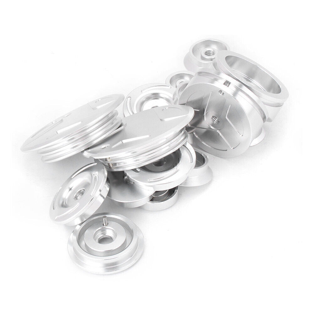 1 Set Aluminum Frame Hole Cover Caps Silver for BMW R 1200 GS ADV LC 2014-2015