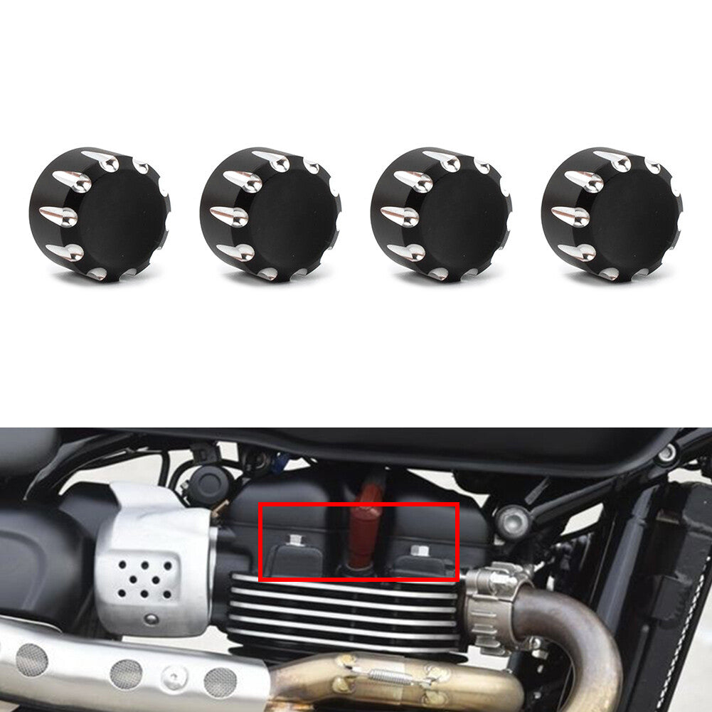 Billet Machined Head Bolt Mutter Abdeckkappe f¨¹r T120 Black Thruxton Street Cup