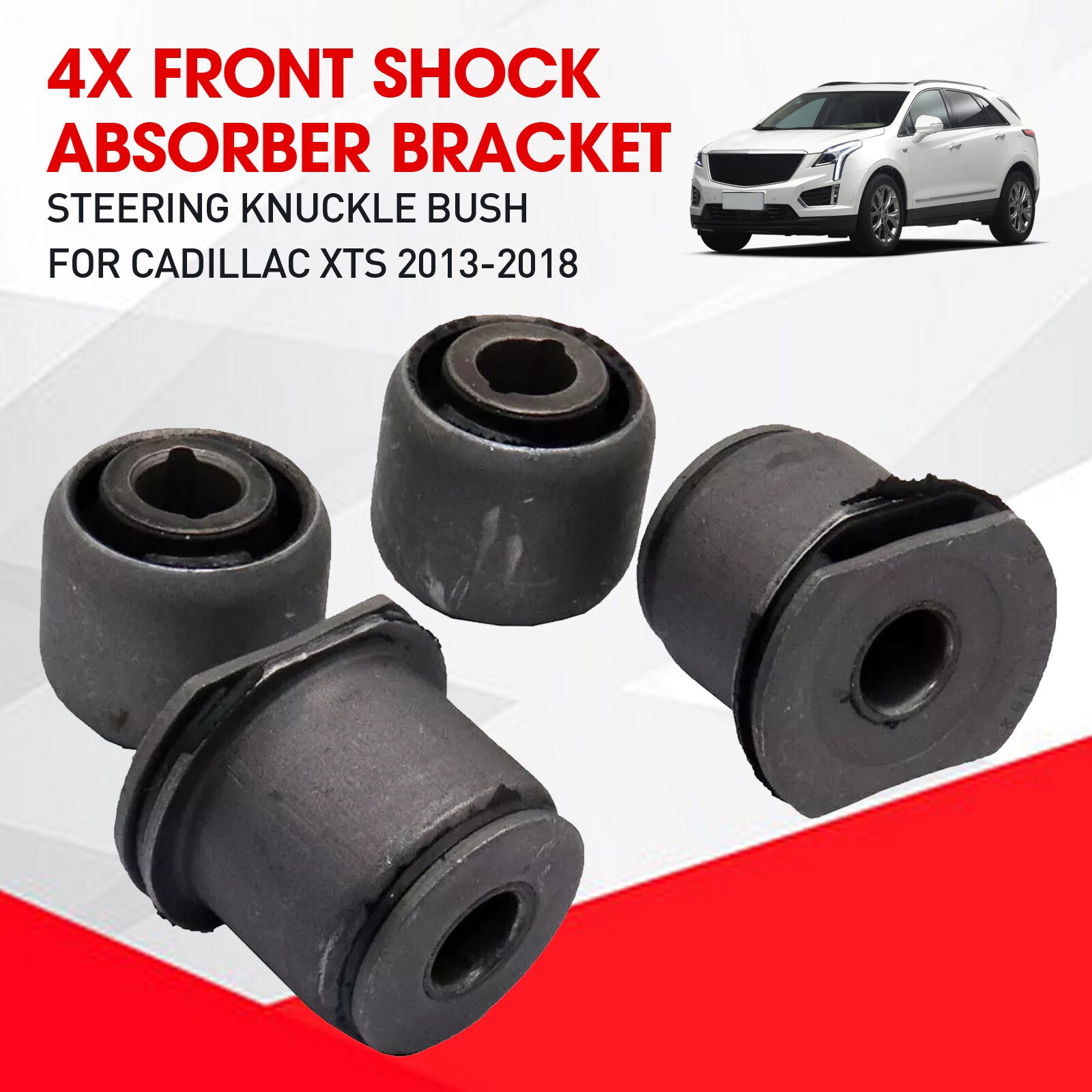 4-piece front shock absorber bracket steering joint Bushing for 13-18 for Cadillac XTSl0
