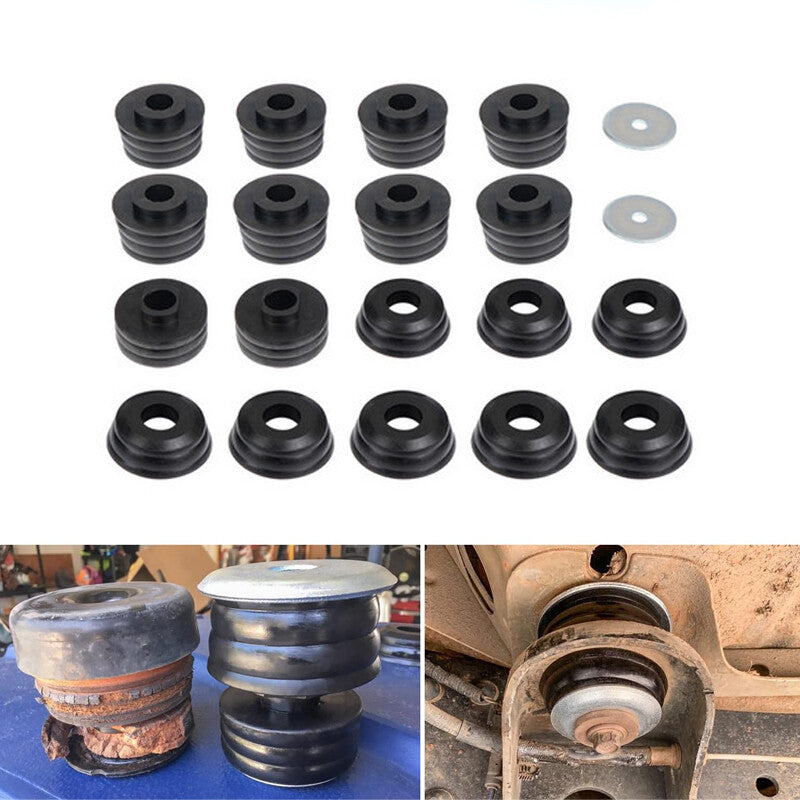 Body Mount Bushing Kit for 99-18 for Ford F250 F350 2WD/4WD Body Cab Mounts Washers