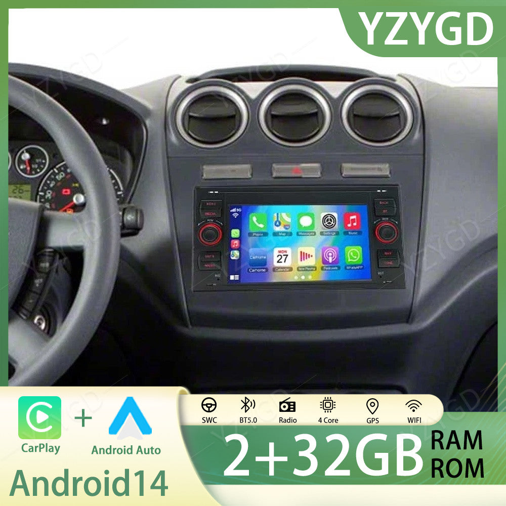 for Ford Transit Connect 2010-2012 Android 14 Carplay Car Stereo Radio 2+32G GPS
