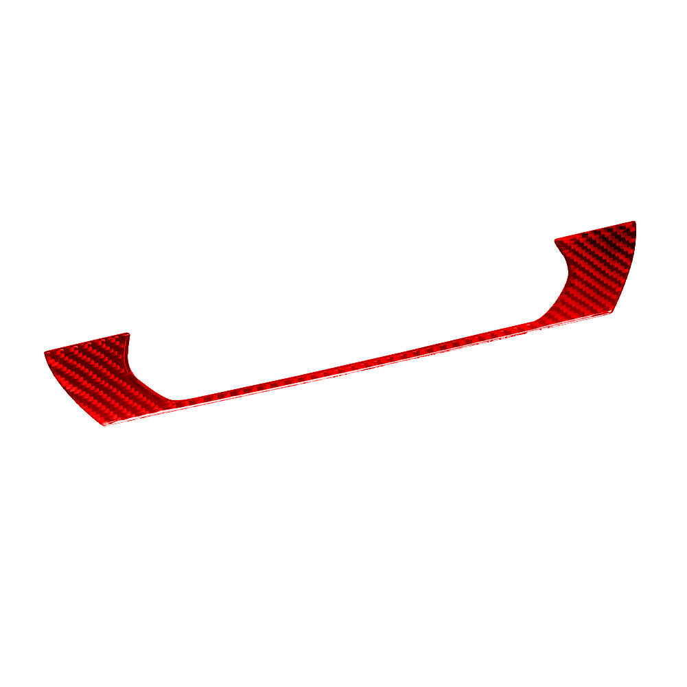 Red Carbon Fiber LCD Screen Below Frame Cover Trim for Nissan Altima 2019-2022