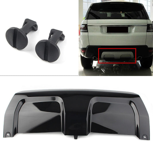 Rear Bumper Guard Cover Trim Plate Board Fit for Range Rover Sport 52F 2014-17 Black