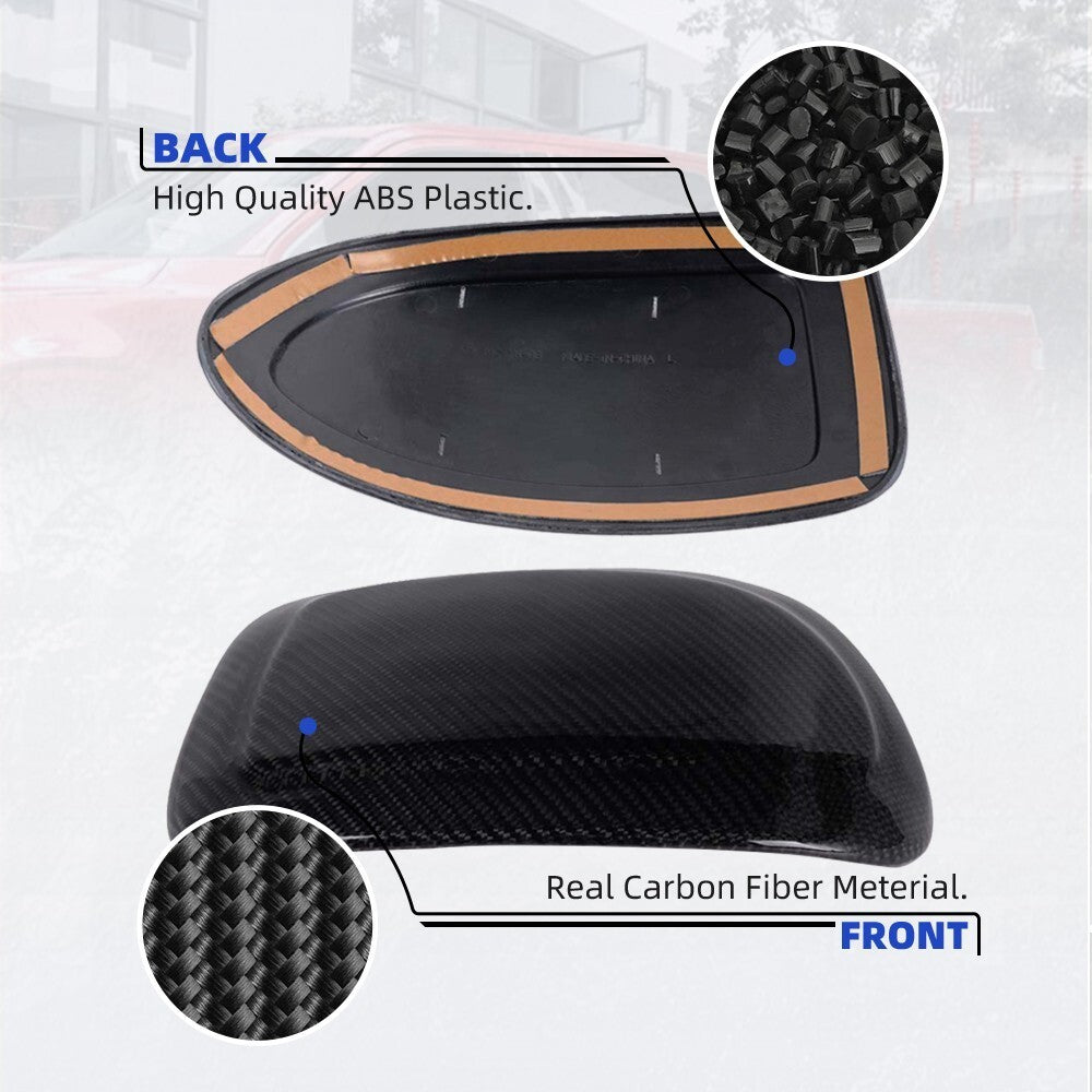 100% Carbon Fiber Side Mirror Cover Cap for Chevy Silverado 99-06/for Sierra