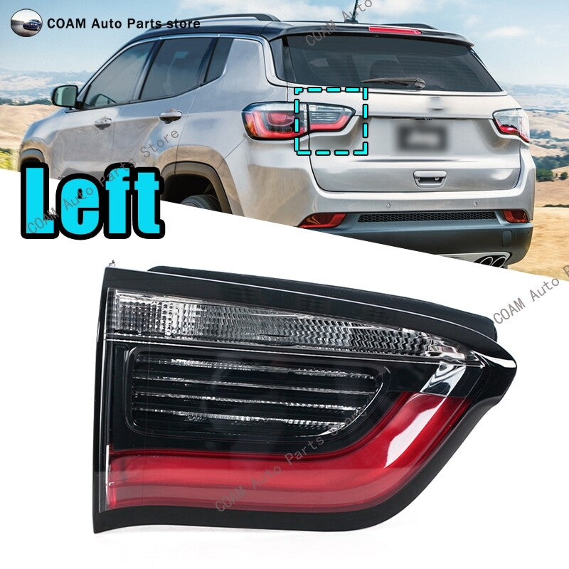 The left inner rear taillight brake warning light is applicable to for Jeep Compass models from 2017 to 2019.