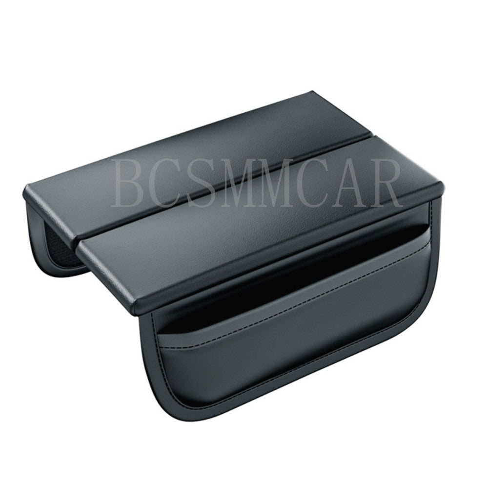 Car Center Console Pad Armrest Cushion Mat Cover Interior Trim W/Storage Bag