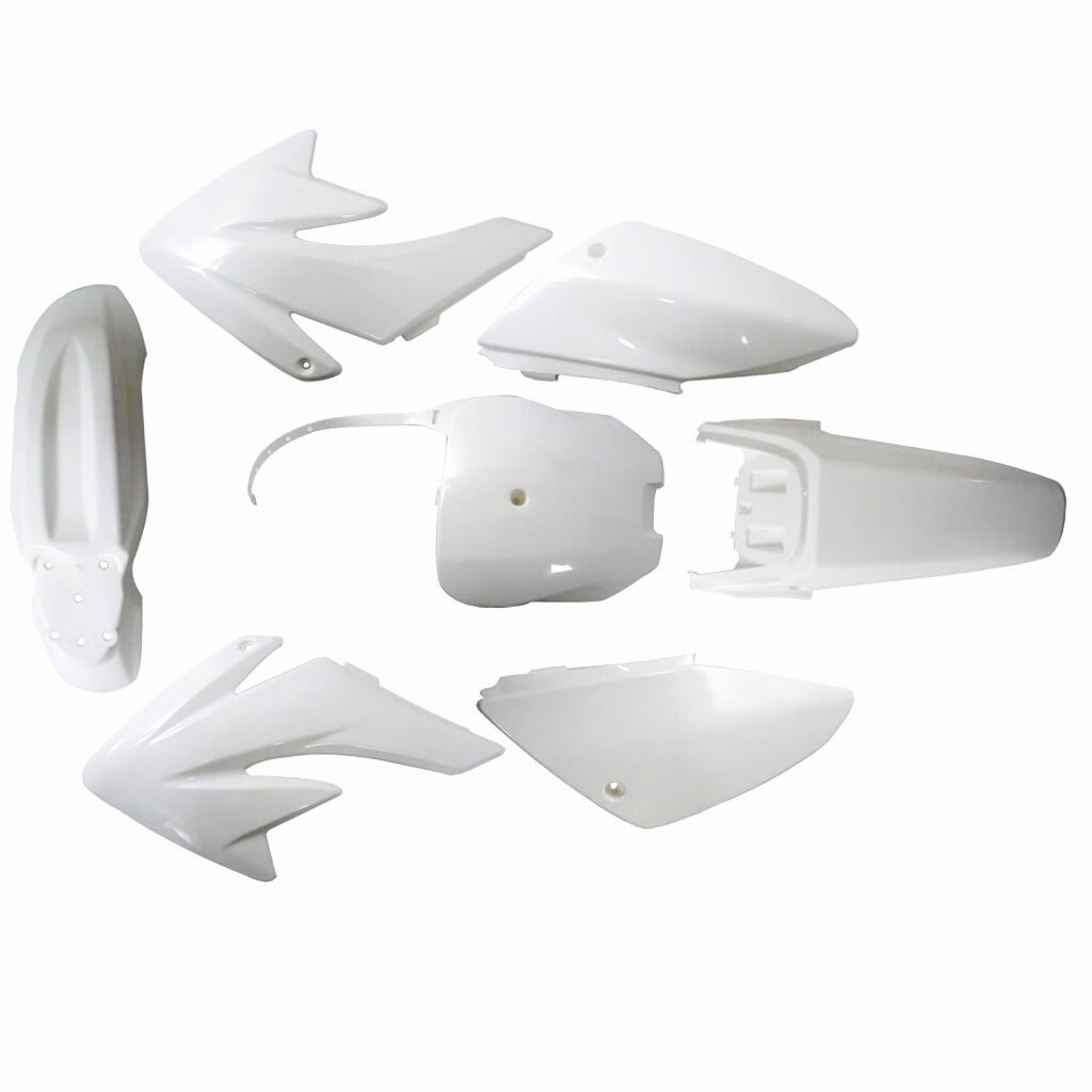 Graphic stickers + plastic mudguards for Pit Dirt Pro bikes, for Honda CRF70 motocross bikes