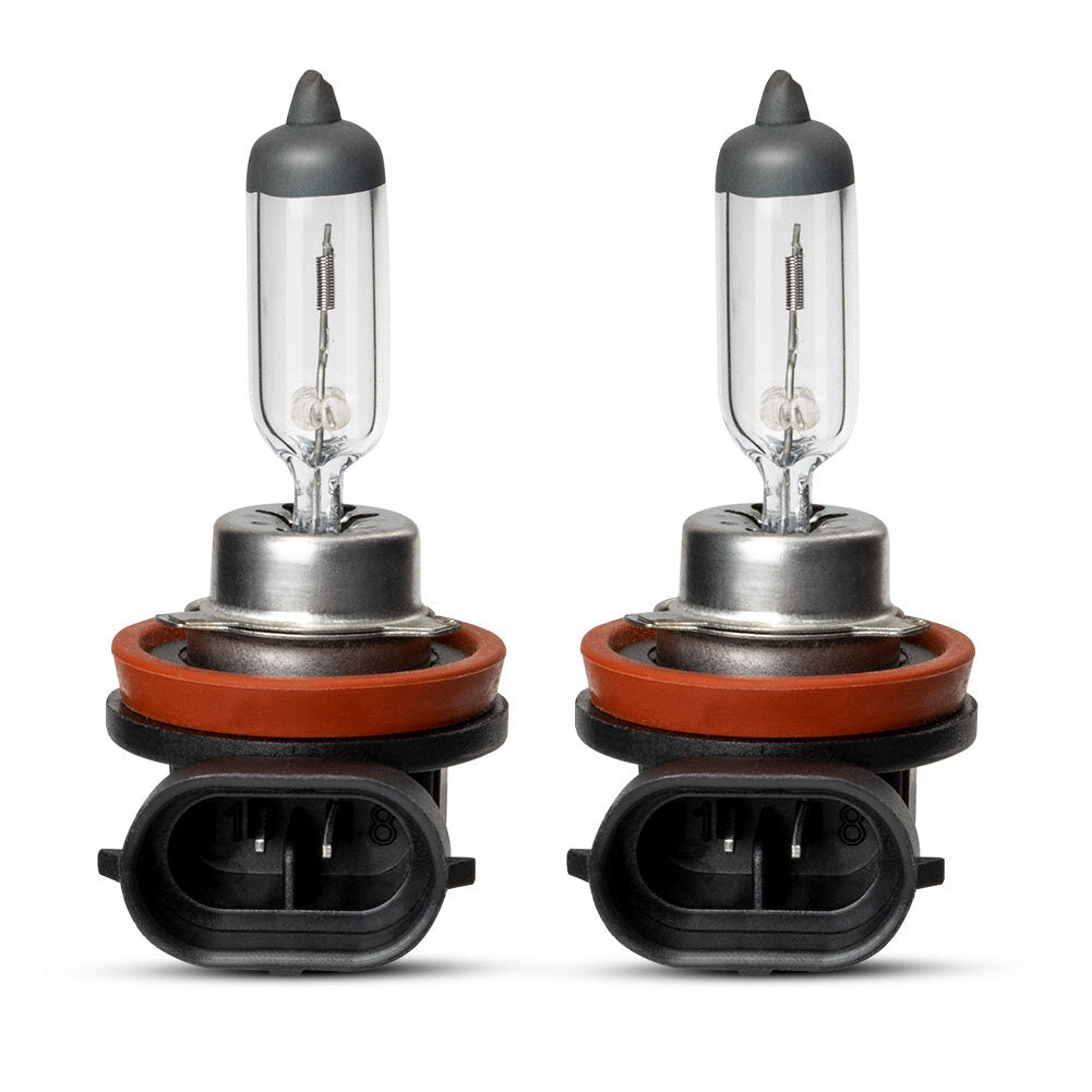 2-pack 55W 12V H11 halogen car headlights, low beam driving bulbs