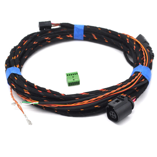 Reverse backup Emblem Rear Camera retrofit Cable wiring for vw for golf mk8 MQB EVO