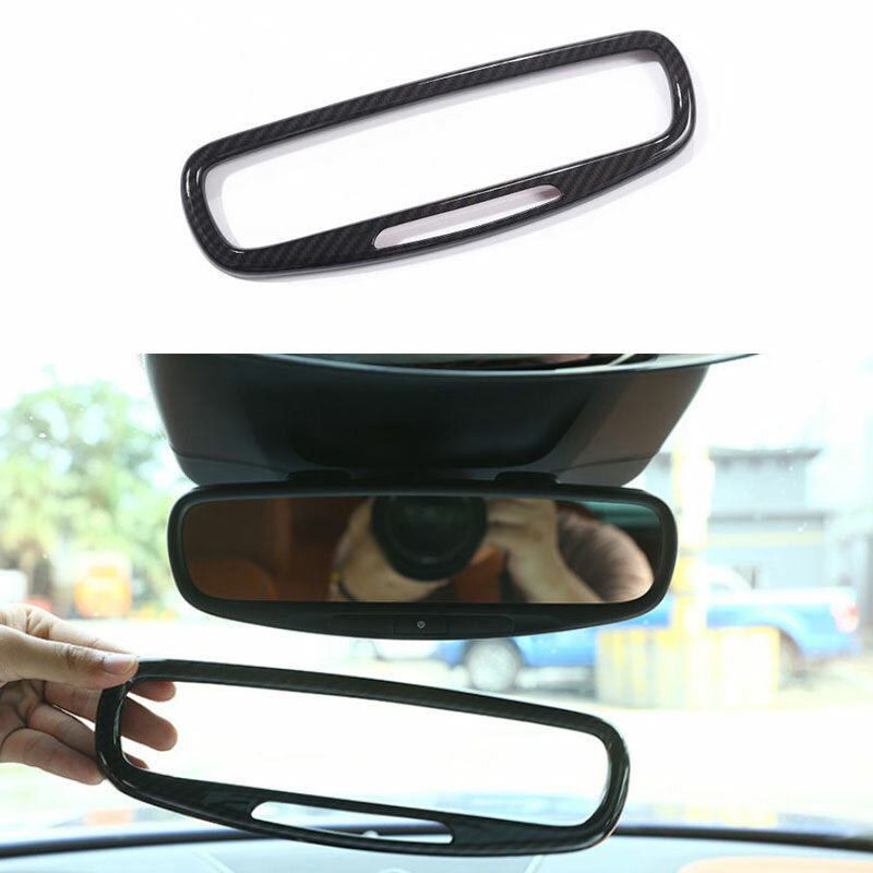 Carbon Fiber Front Reading Light Lamp Cover Trim for Maserati Ghibli 2014-21