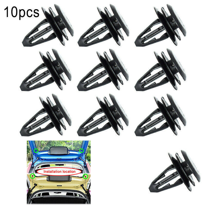 10x for MG ZS MG3 Rear Boot Load Cover Parcel Shelf String Cord Clips Retainer