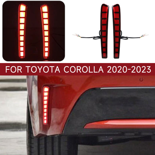 New rear bumper reflector fog lights for Toyota for Corolla 2020 - 23 Turn signal lights