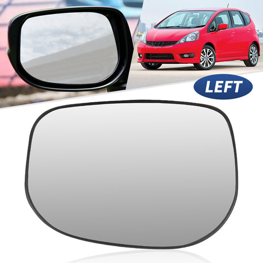 Left Wide Angle Mirror Glass for HONDA FIT/JAZZ 2009-2014 FIT HYBRID 2013-2014
