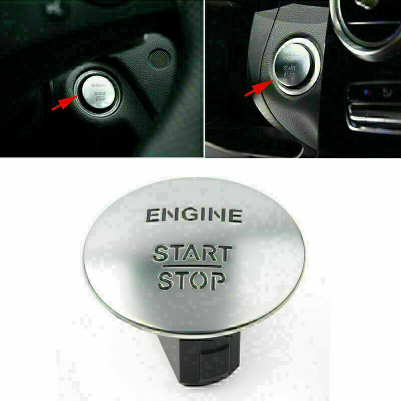 Keyless Go Start Stop Button Fit for Mercedes-Benz Push To Start Button Car Auto