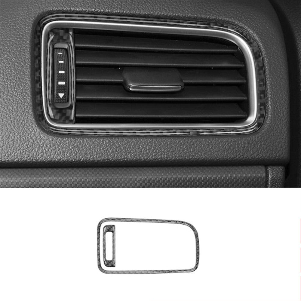 2Pcs Carbon Fiber Passenger Side Air Vent Cover Trim for Volkswagen for Jetta Sedan
