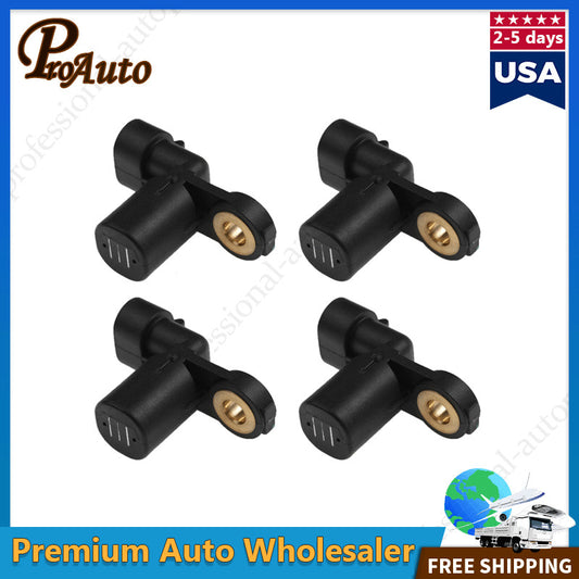 Set 4 ABS Wheel Speed Sensor Front Rear for Jaguar Vanden Plas XK8 XJ8 XJ6