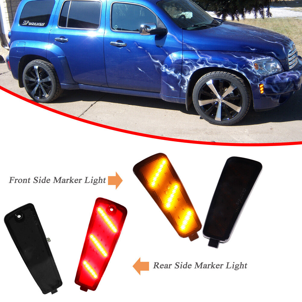Smoke-side marking parking lights are applicable to 2006, 2007, 2008, 2009, and 2010 for Chevrolet HHR